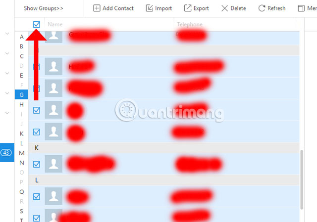 How to copy, copy contacts from iPhone to SIM with iTools Picture 9
