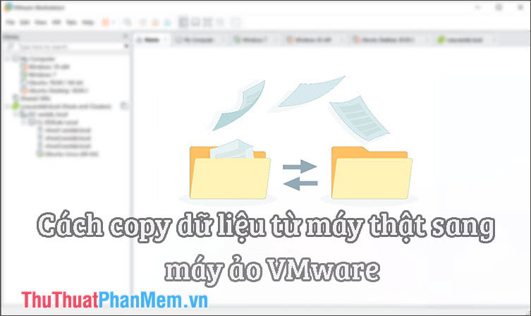 How to copy data from real machine to VMware virtual machine Picture 1