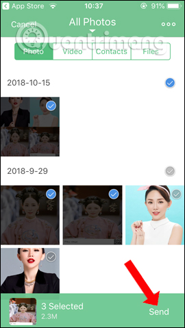 How to copy files from PC to iPhone with Swift Photo File Transfer Picture 19
