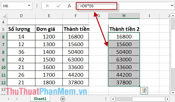 How to copy formulas that contain references in Excel Picture 10