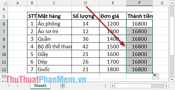 How to copy formulas that contain references in Excel Picture 12