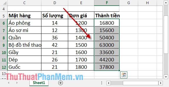 How to copy formulas that contain references in Excel Picture 2