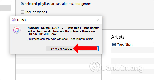 How to copy music to iPhone, iPad from computer? Picture 10