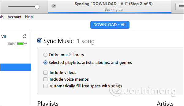 How to copy music to iPhone, iPad from computer? Picture 11