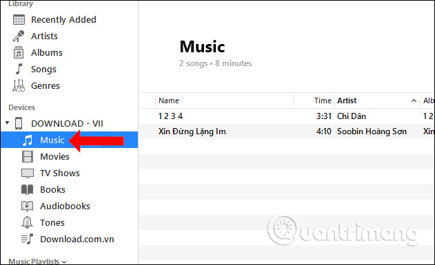 How to copy music to iPhone, iPad from computer? Picture 5