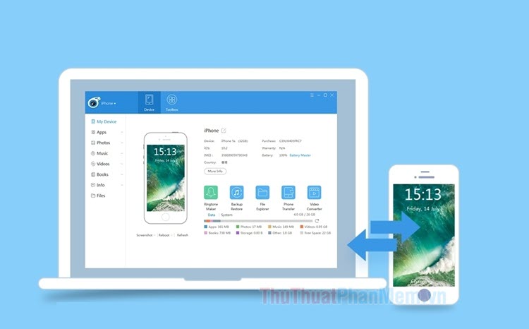 How to copy photos from iPhone to computer using iTools Picture 1