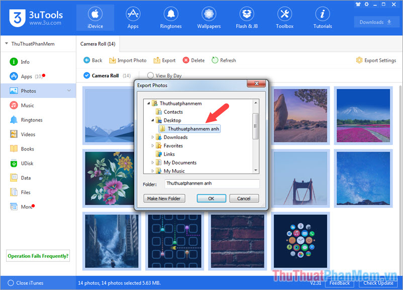 How to copy photos from iPhone to computer using iTunes Picture 11