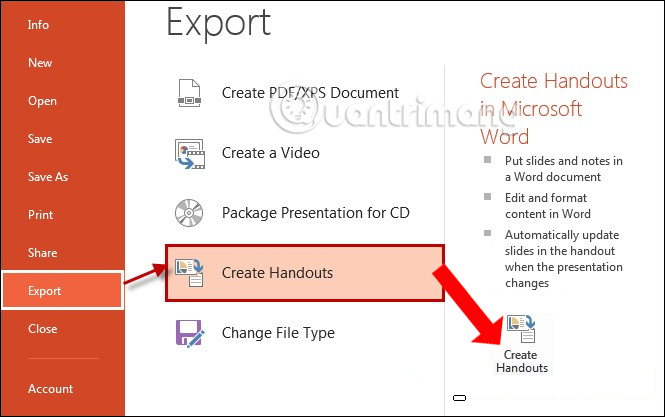 how to copy powerpoint presentation to word