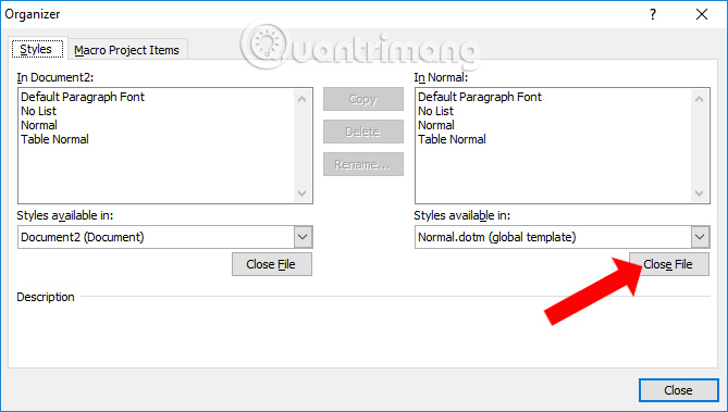 How to copy Style between 2 Word files Picture 4