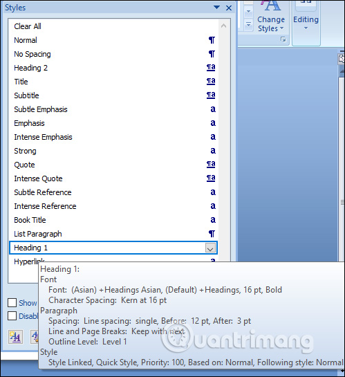 How to copy Style between 2 Word files Picture 9