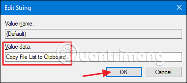 How to copy the file list of folders with the right mouse button Picture 5