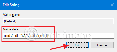 How to copy the file list of folders with the right mouse button Picture 9