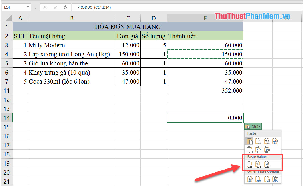 How To Copy Values In Excel