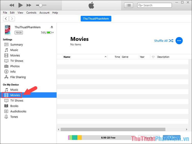 How to copy videos to iPhone is simple and fast Picture 3