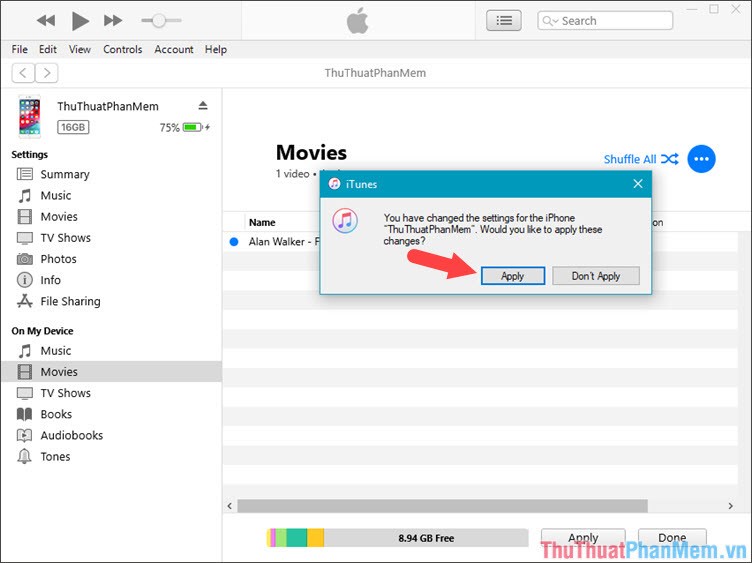 How to copy videos to iPhone is simple and fast Picture 6