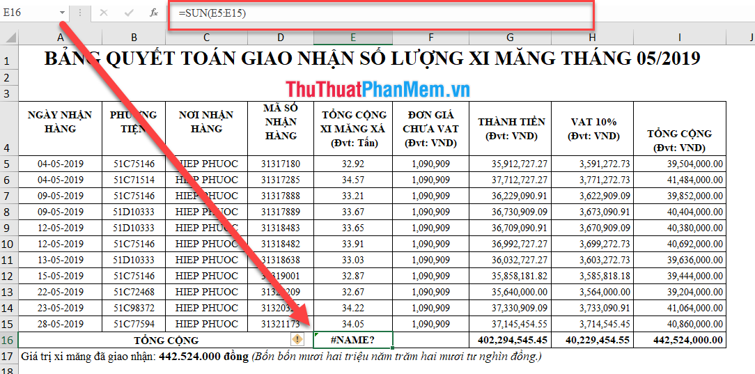 How To Correct A Name Error In Excel