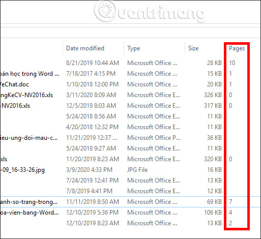 How to count Word pages without opening a file Picture 4