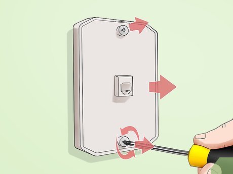 How to Cover a Phone Jack on the Wall Picture 5