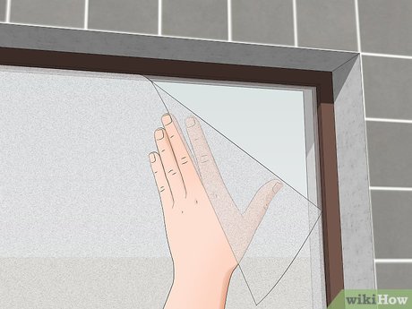 How to Cover a Window in the Shower Picture 2