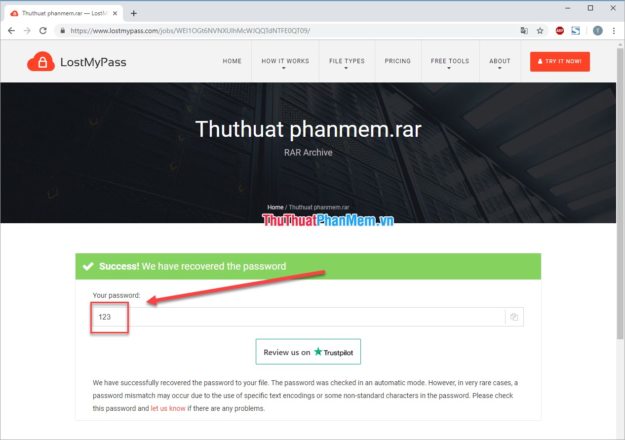 How to crack Winrar Password - Find the Winrar compressed file password quickly and effectively Picture 13