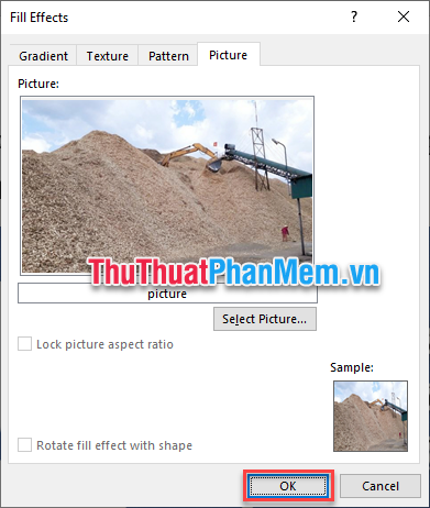 How to create a Background in Word Picture 6