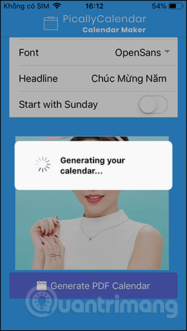 How to create a calendar with photos on PicallyCalendar Picture 11