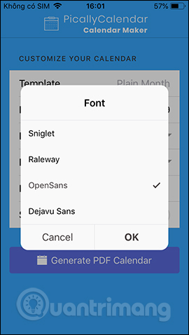 How to create a calendar with photos on PicallyCalendar Picture 4