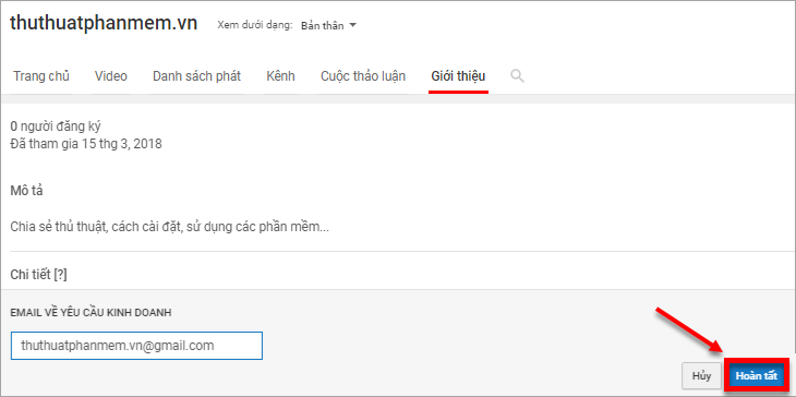 How to create a channel channel on Youtube Picture 11