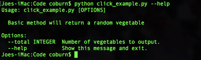 How to create a command line program in Python with Click Picture 3