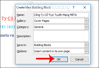How to create a custom cover page in Microsoft Word Picture 9