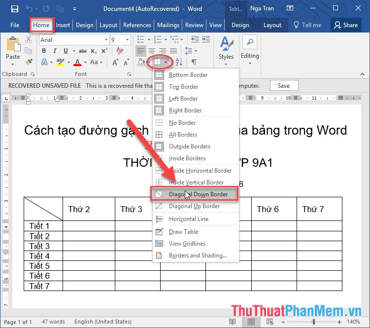 how-to-create-a-diagonal-line-in-a-table-cell-in-word