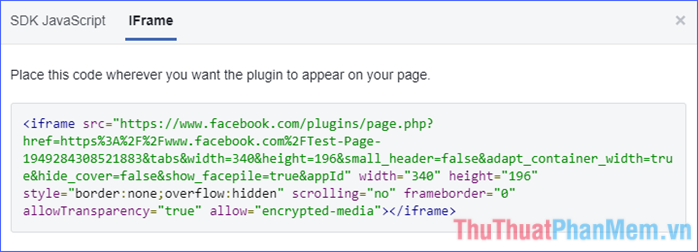 How to create a Facebook Fanpage and insert it into the website Picture 12