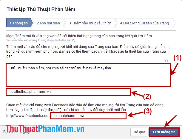 How to create a Fanpage on Facebook Picture 4