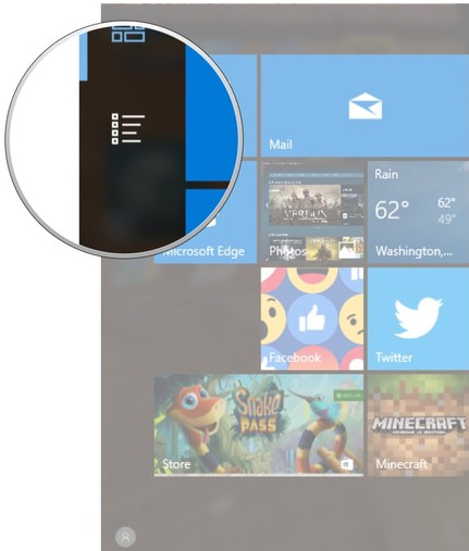 How to create a folder and hide the Start menu application list Windows 10 Creators Picture 6