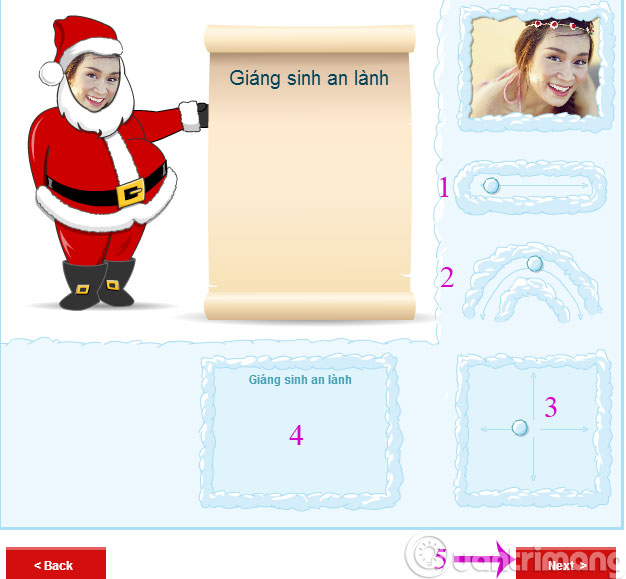 How to create a free online Christmas card Picture 3