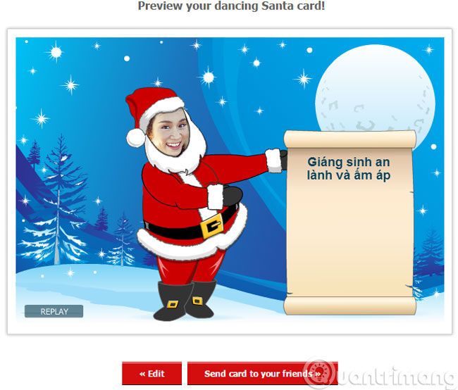How to create a free online Christmas card Picture 4