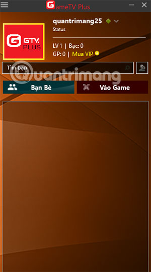 How to create a GameTV Plus account quickly to play AOE, CS 1.1 online Picture 3