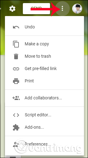 How to create a Google Form form on Google Drive Picture 14