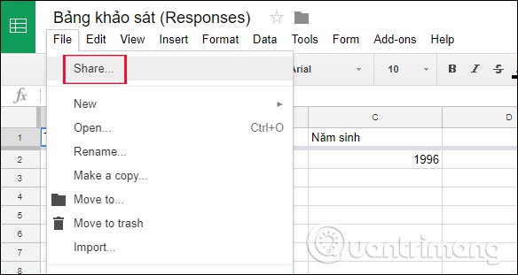 How to create a Google Form form on Google Drive Picture 21