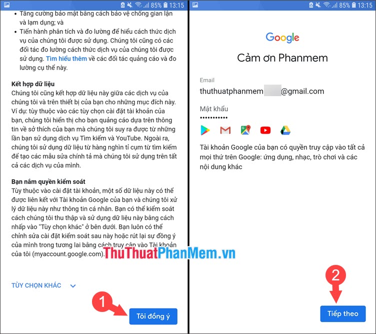 How to create a Google Play Google Play account on Android phones Picture 6