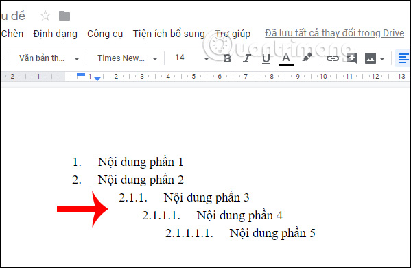 How To Create A Multilevel List In Google Docs