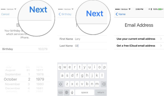 How to create a new Apple ID on iPhone or iPad Picture 3