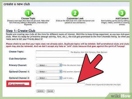 How to Create a New Club on Fanpop Picture 8
