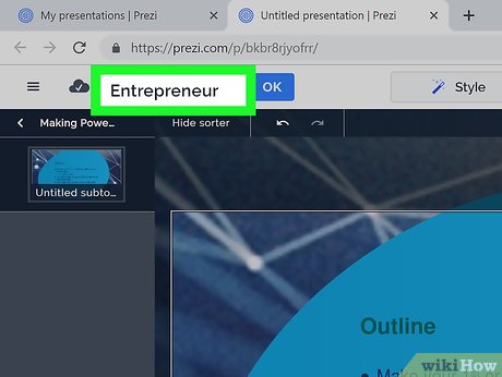 How to Create a New Prezi Presentation Picture 11