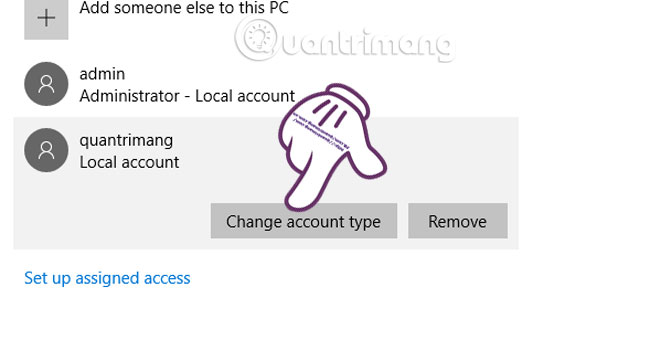 How to create a new User on Windows 10 using Computer Management and Control Panel Picture 12