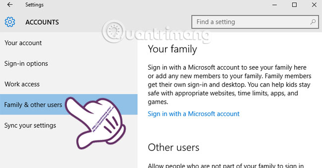 How to create a new User on Windows 10 using Computer Management and Control Panel Picture 5