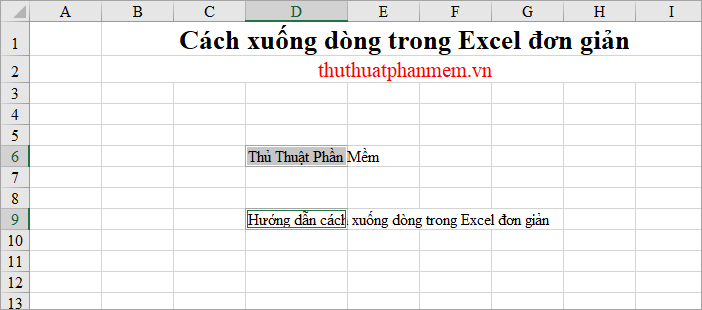 How to create a newline in Excel 2020 Picture 5