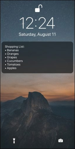 How to create a note on the iPhone lock screen Picture 4