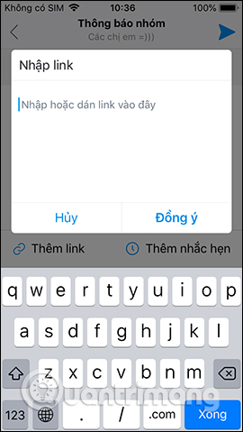 How to create a note on the Zalo group Picture 14