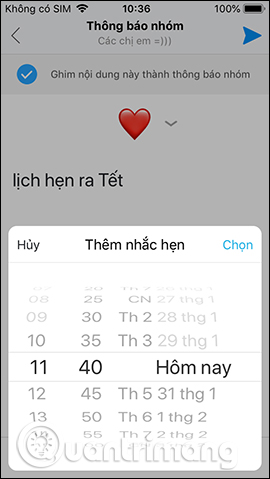 How to create a note on the Zalo group Picture 15